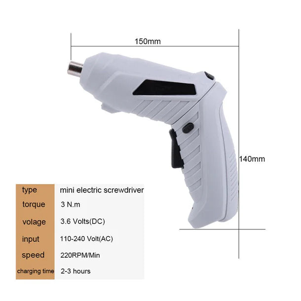 47 in 1 Wireless Electric Screwdriver Drill Kit